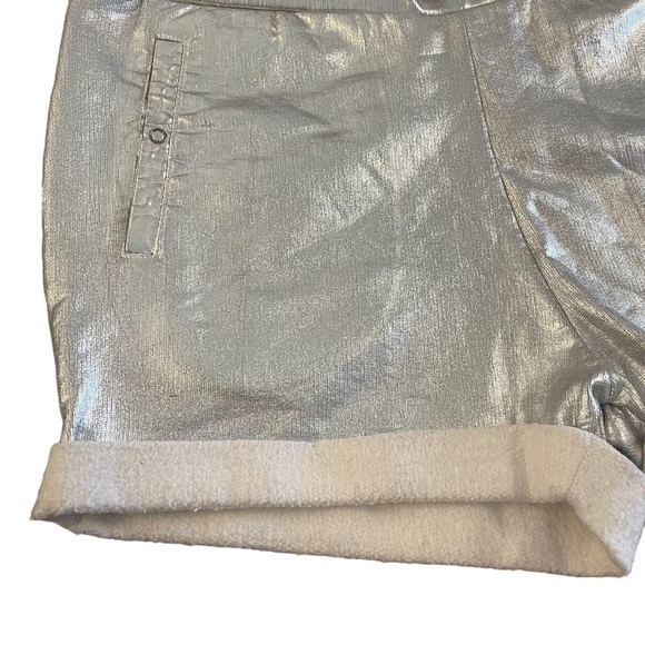 Scotch & Soda Foil Printed Sweat Shorts, Silver, Size 1 (S) - Picture 5 of 9
